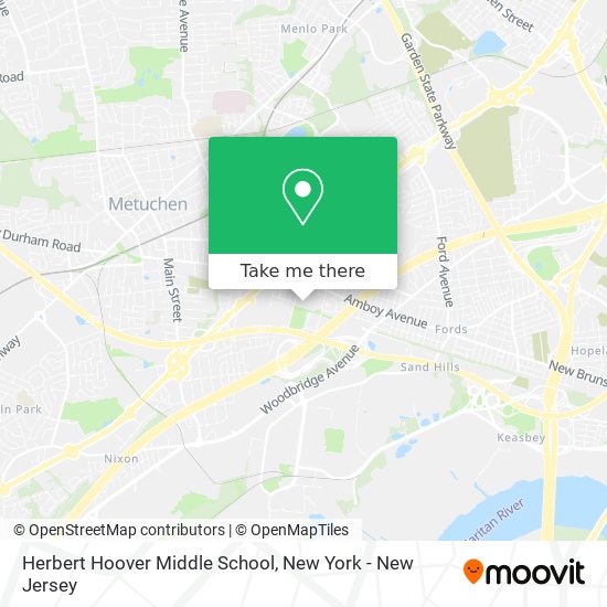 Mapa de Herbert Hoover Middle School