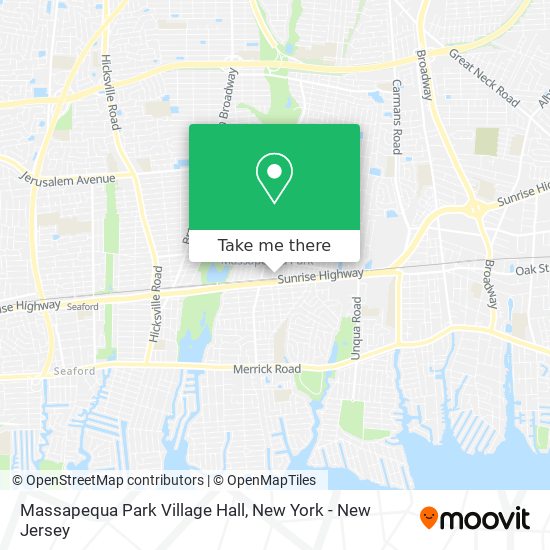 Mapa de Massapequa Park Village Hall