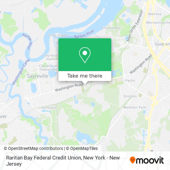 Raritan Bay Federal Credit Union map