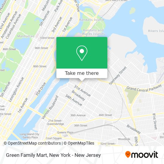 Mapa de Green Family Mart