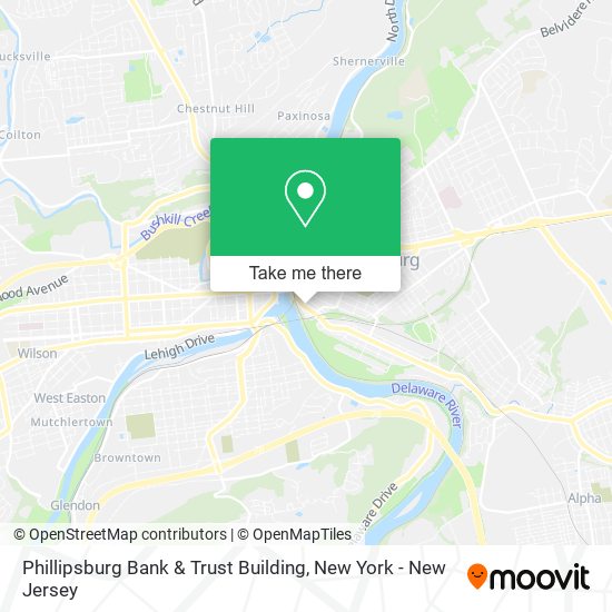 Phillipsburg Bank & Trust Building map