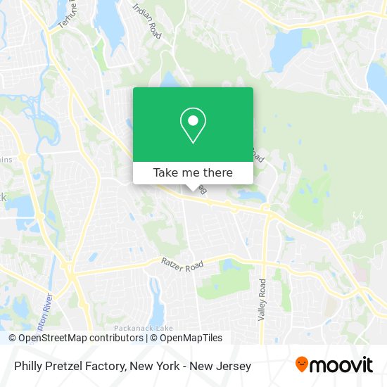 Mapa de Philly Pretzel Factory