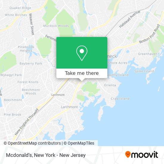 Mapa de Mcdonald's