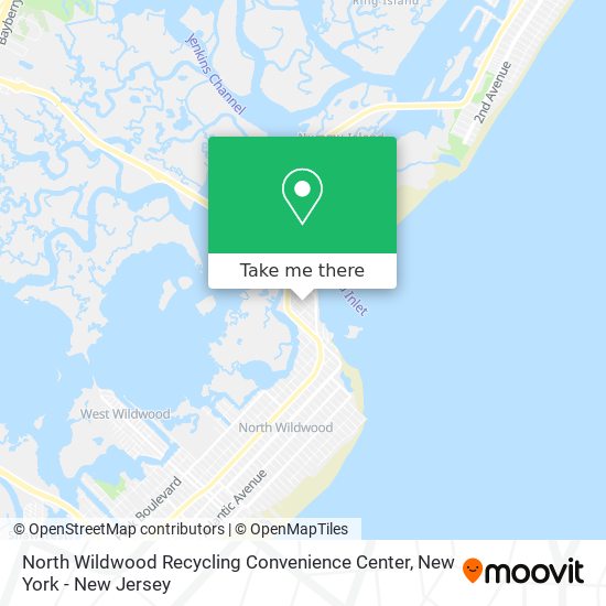 North Wildwood Recycling Convenience Center map