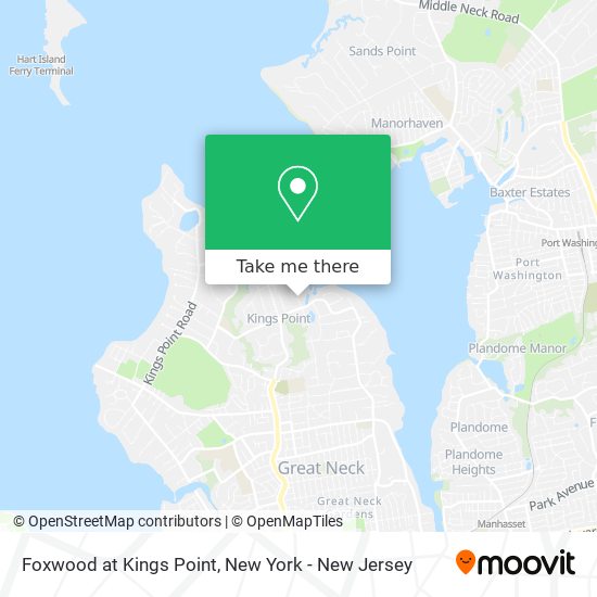 Foxwood at Kings Point map