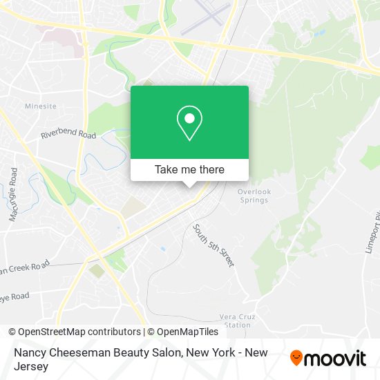 Mapa de Nancy Cheeseman Beauty Salon