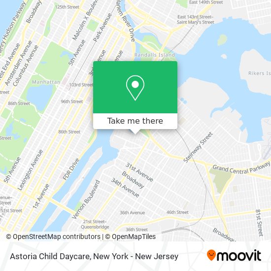 Mapa de Astoria Child Daycare