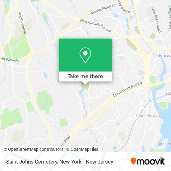 Saint Johns Cemetery map