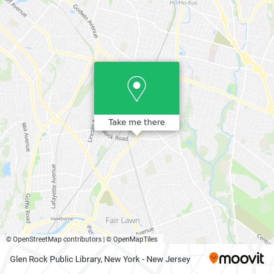 Glen Rock Public Library map