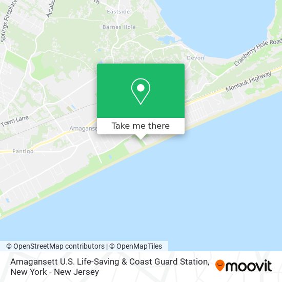 Mapa de Amagansett U.S. Life-Saving & Coast Guard Station