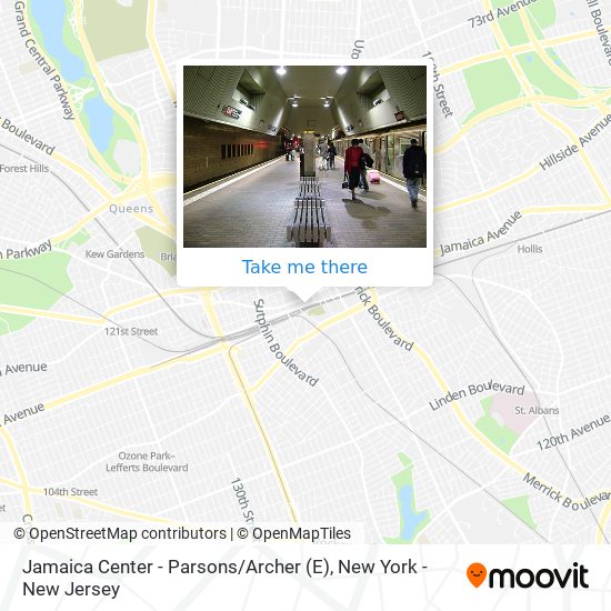 Jamaica Center - Parsons / Archer (E) map