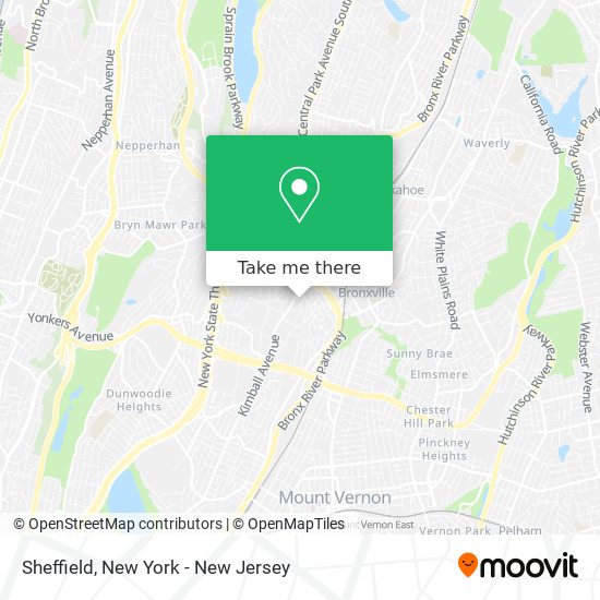 Sheffield map