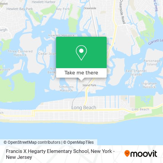 Francis X Hegarty Elementary School map