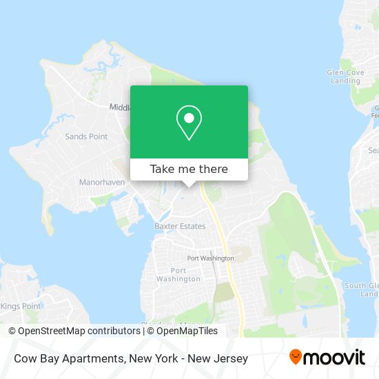 Mapa de Cow Bay Apartments