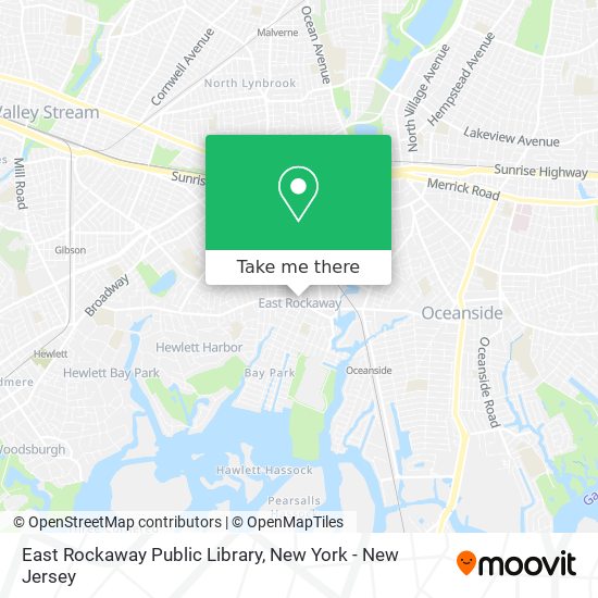 Mapa de East Rockaway Public Library