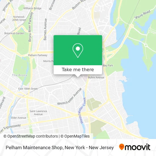 Pelham Maintenance Shop map