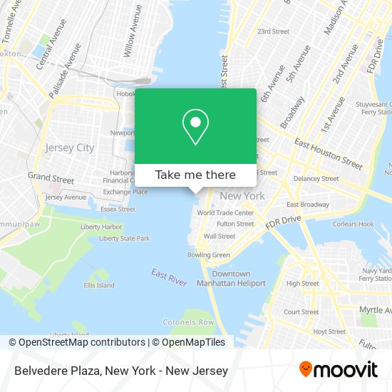 Belvedere Plaza map