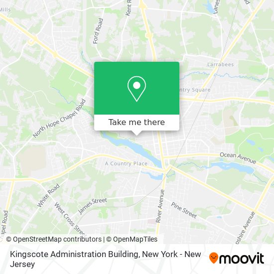 Mapa de Kingscote Administration Building