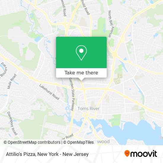 Attilio's Pizza map