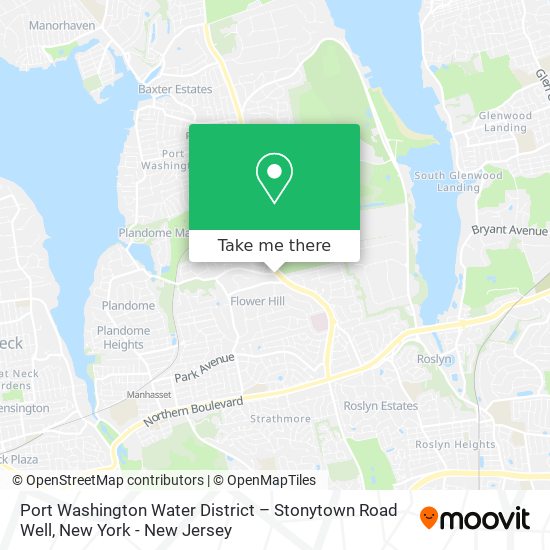 Port Washington Water District – Stonytown Road Well map