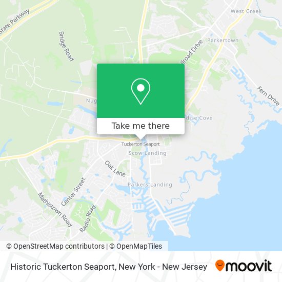 Historic Tuckerton Seaport map