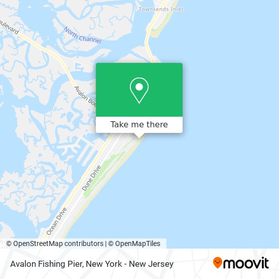 Mapa de Avalon Fishing Pier