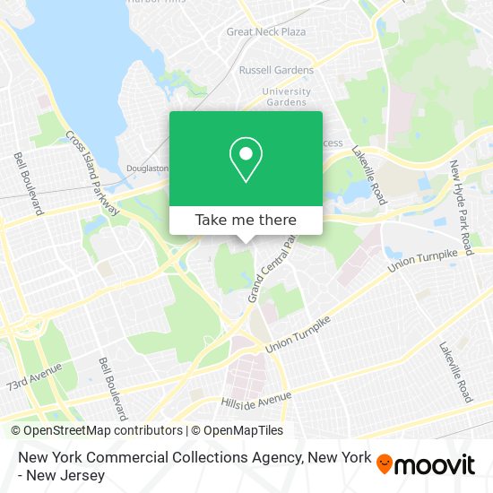 New York Commercial Collections Agency map