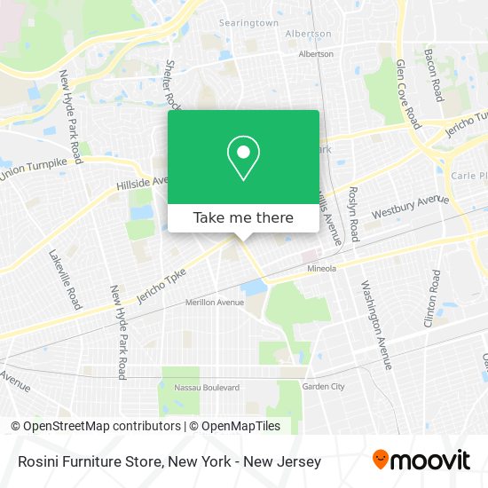 Mapa de Rosini Furniture Store