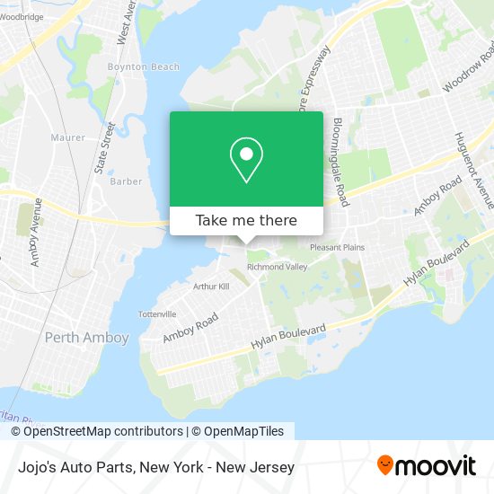 Jojo's Auto Parts map