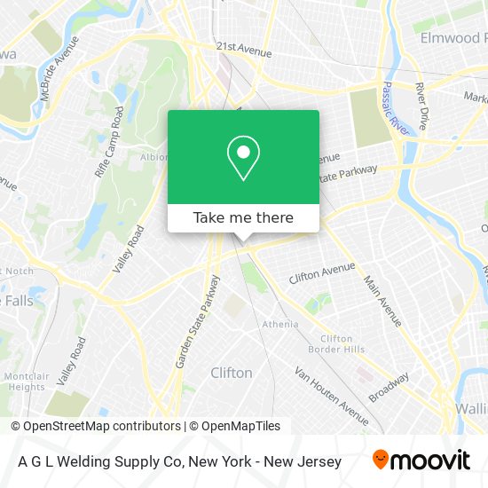 Mapa de A G L Welding Supply Co