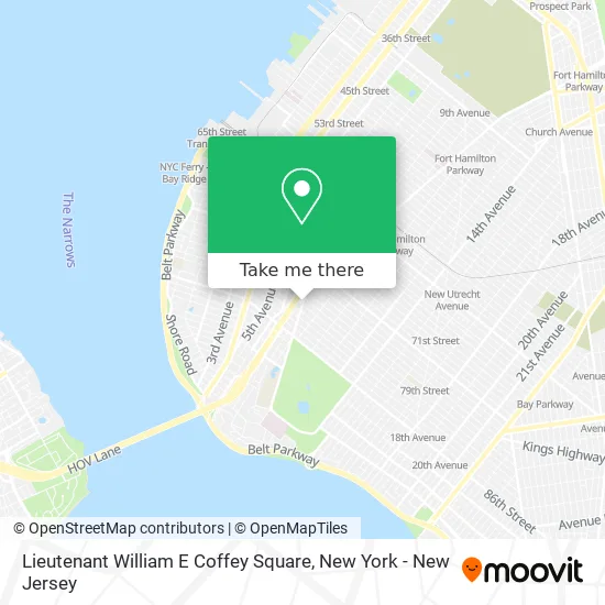 Lieutenant William E Coffey Square map