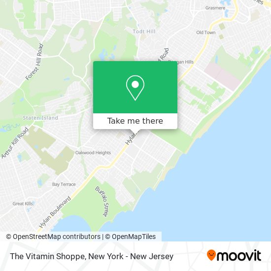 The Vitamin Shoppe map