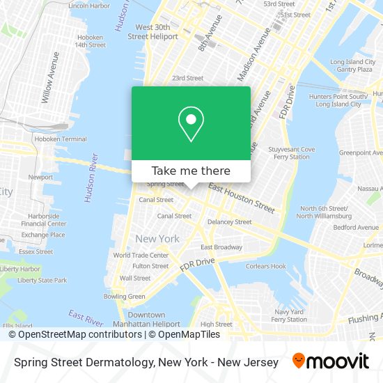 Spring Street Dermatology map