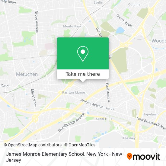 Mapa de James Monroe Elementary School