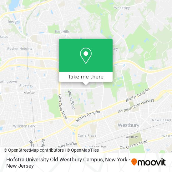 Hofstra University Old Westbury Campus map