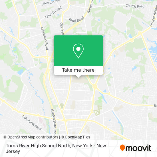 Mapa de Toms River High School North