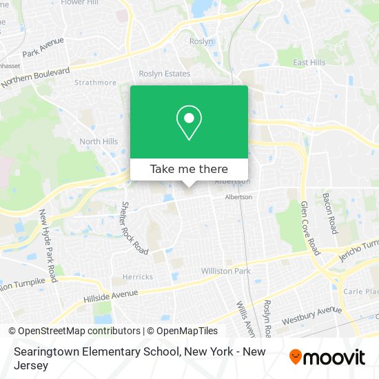 Searingtown Elementary School map