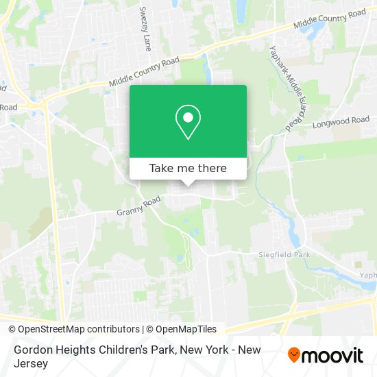 Gordon Heights Children's Park map