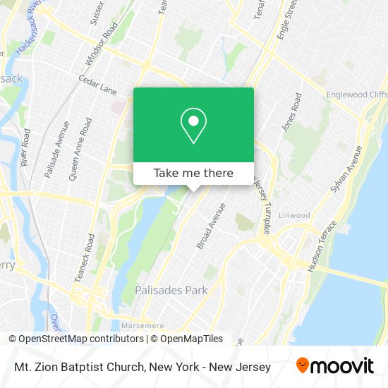 Mt. Zion Batptist Church map