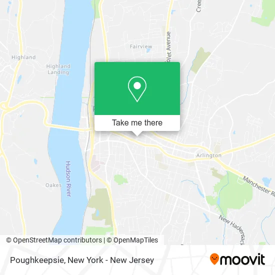 Poughkeepsie map