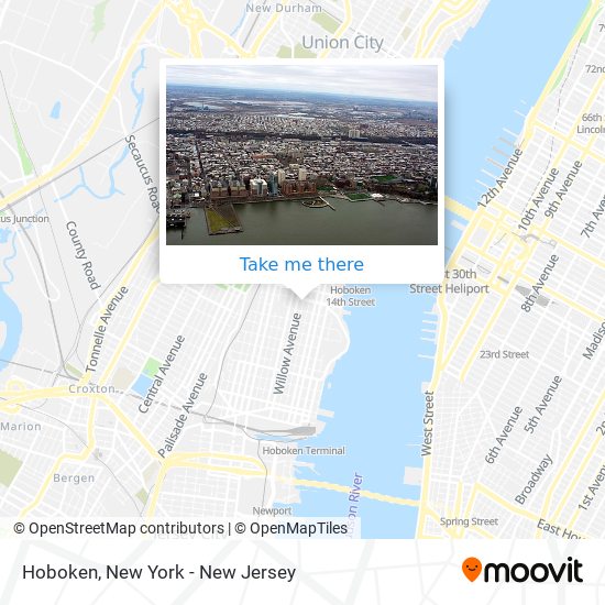 Hoboken map