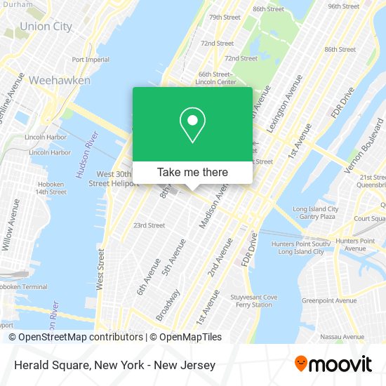 Mapa de Herald Square