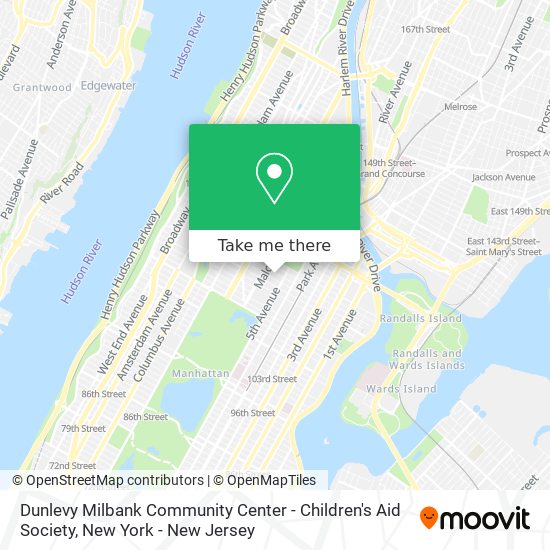 Dunlevy Milbank Community Center - Children's Aid Society map