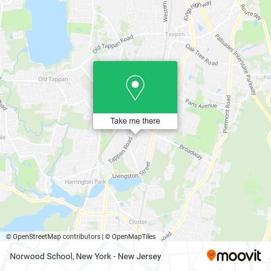 Norwood School map