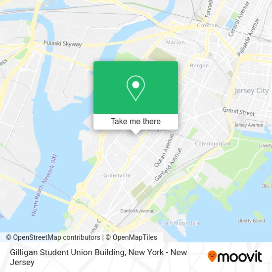 Gilligan Student Union Building map