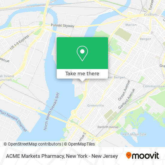ACME Markets Pharmacy map