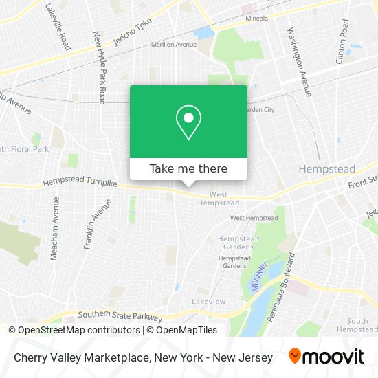 Mapa de Cherry Valley Marketplace