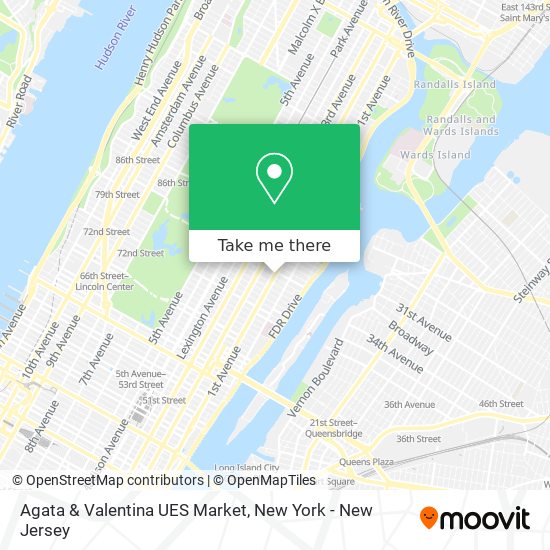 Agata & Valentina UES Market map