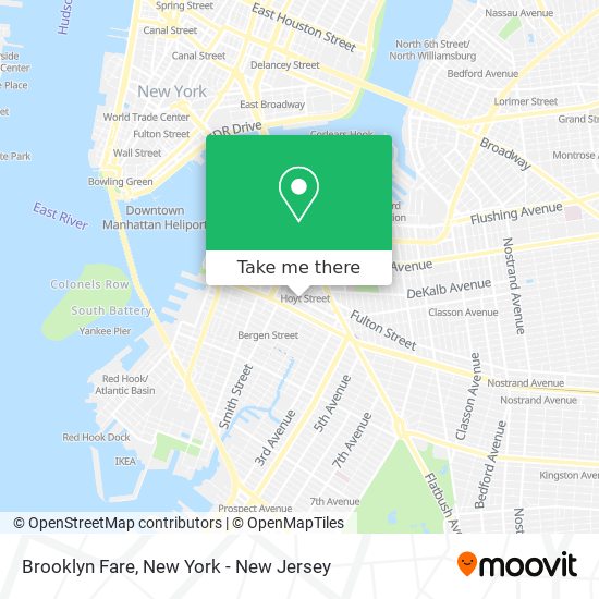 Brooklyn Fare map