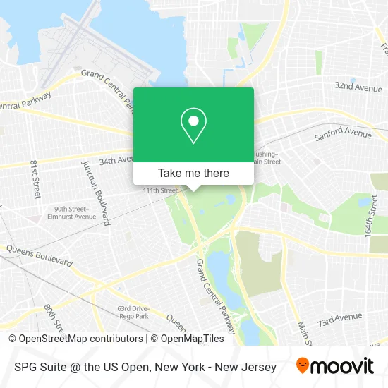 SPG Suite @ the US Open map